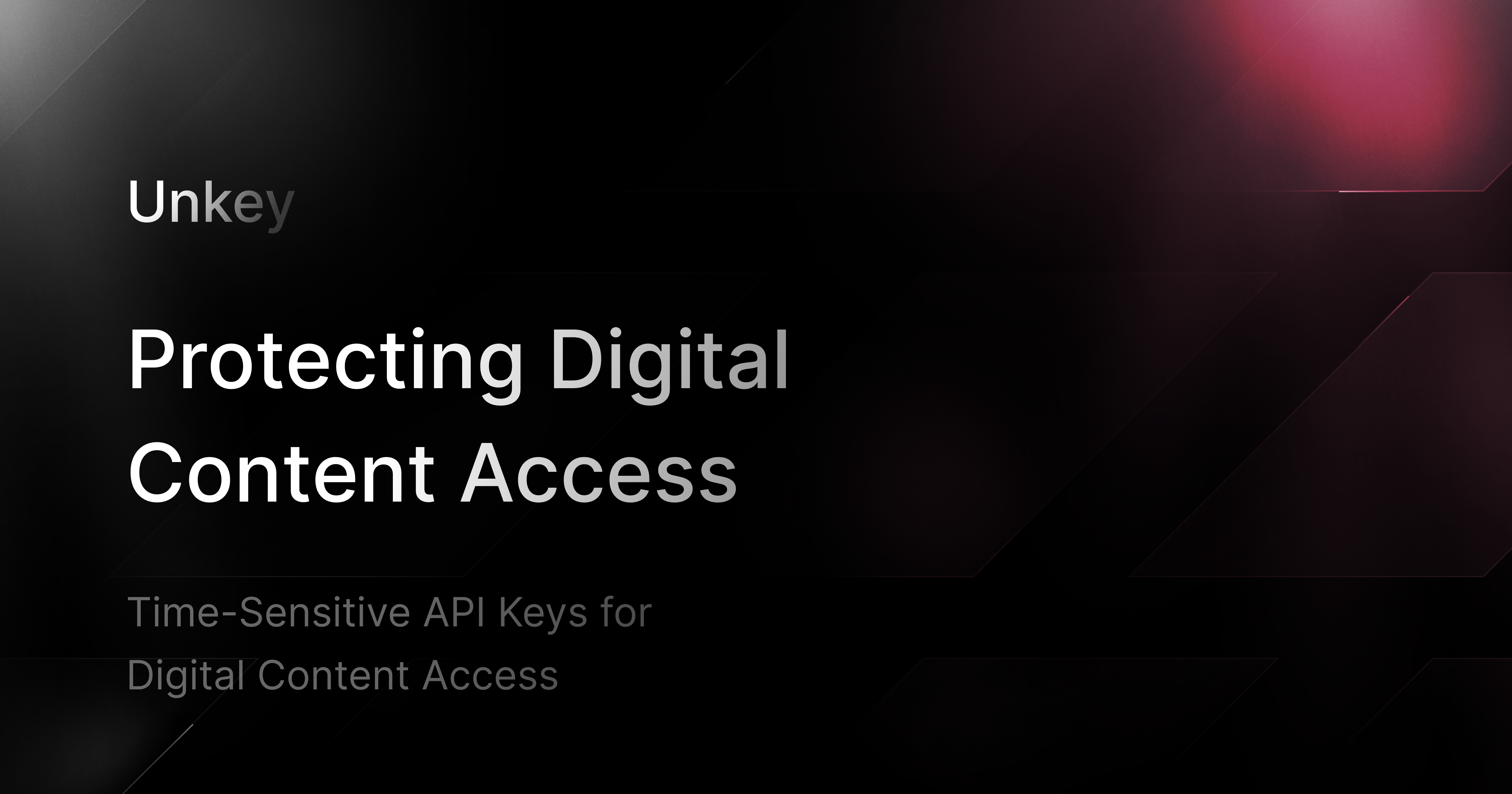 Leverage Unkey’s short-lived keys to grant temporary access to digital content (e.g., e-books, videos, or streams), expiring after a set duration.